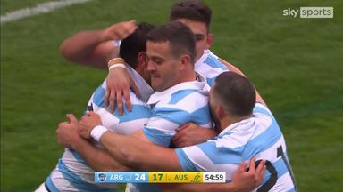 Gonzalez scores incredible try for Argentina