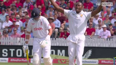 Rabada gets his man | Pope falls for 73
