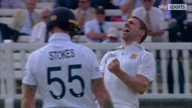 South Africa finish off perfect first session with Stokes wicket