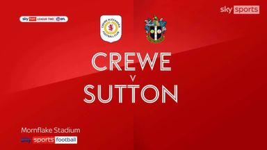 Crewe 1-0 Sutton