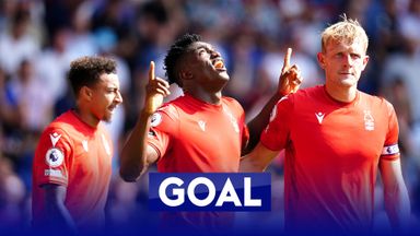 Awoniyi bundles in Forest's first PL goal in 23 years!