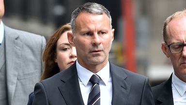 Giggs completes giving evidence at trial