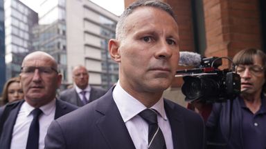Giggs leaves court after first day of trial