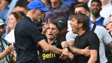 Tuchel, Conte sent off after full-time bust-up