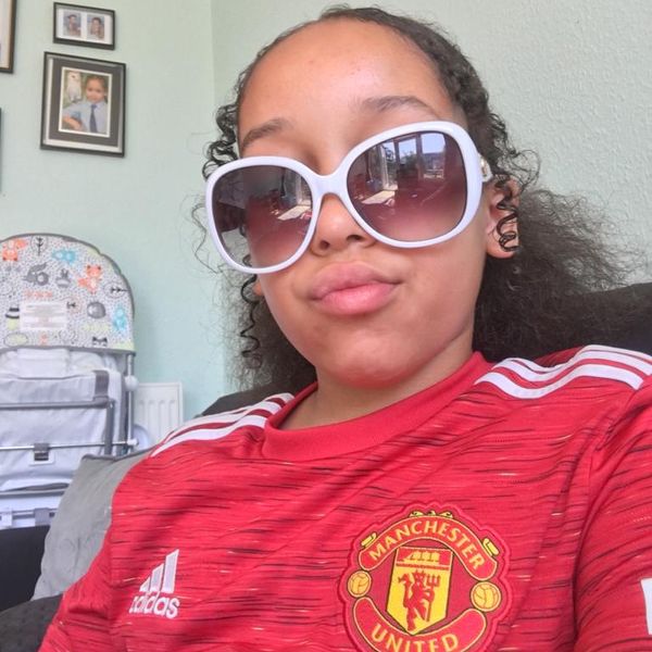 Kyra had dreams of playing for Manchester United women's football team