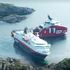 Norwegian cruise ship runs aground in fjord
