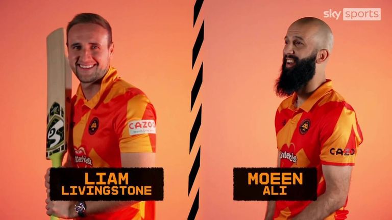 The Hundred: Moeen Ali and Liam Livingstone draw each other | Video | Watch TV Show
