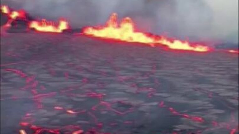 Icelandic authorities warned people to avoid the immediate vicinity of the Fagradalsfjall volcano near Reykjavik.