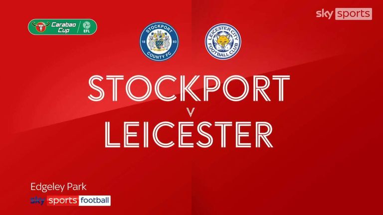 Stockport 0-0 Leicester (1-3 bolígrafos)