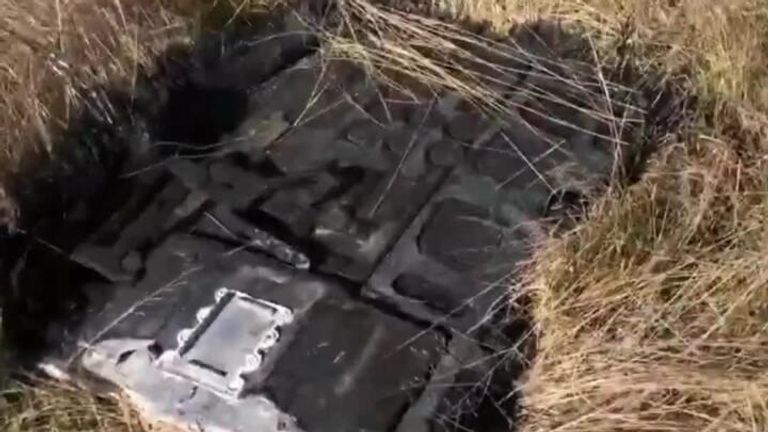 A large piece of debris from a SpaceX capsule has been found wedged into the ground at an Australian sheep farm. The Australian Space Agency confirmed the object came from a SpaceX mission, the company founded by billionaire Elon Musk