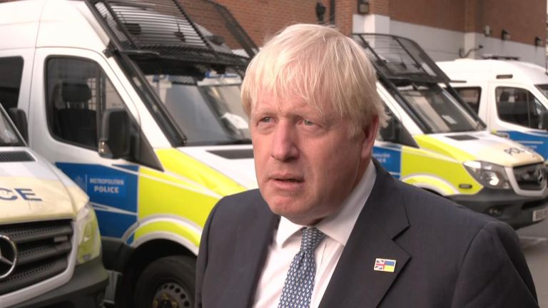PM Boris Johnson is asked whether the police should be less woke