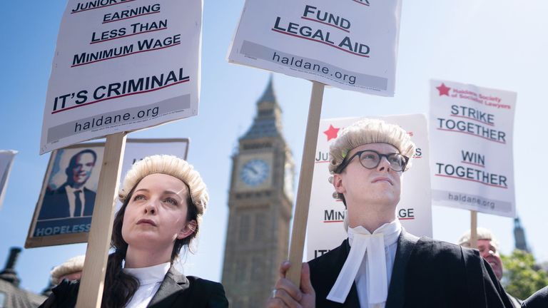 Criminal barristers in England and Wales have entered an indefinite strike 