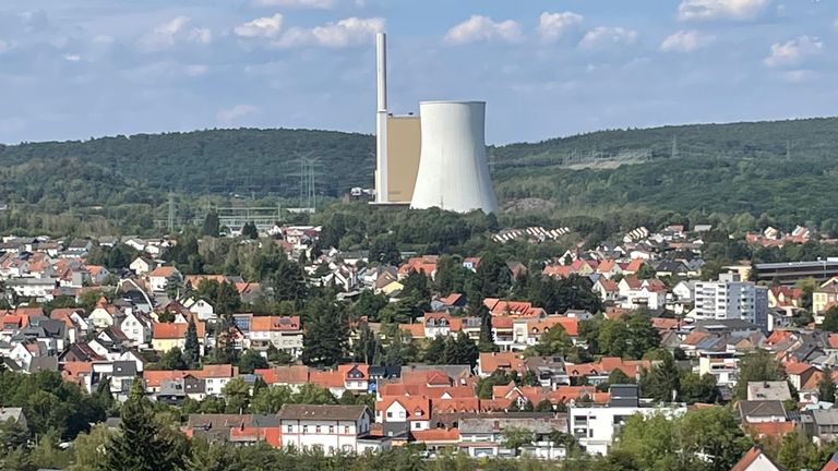 Bexbach power plant in Germany