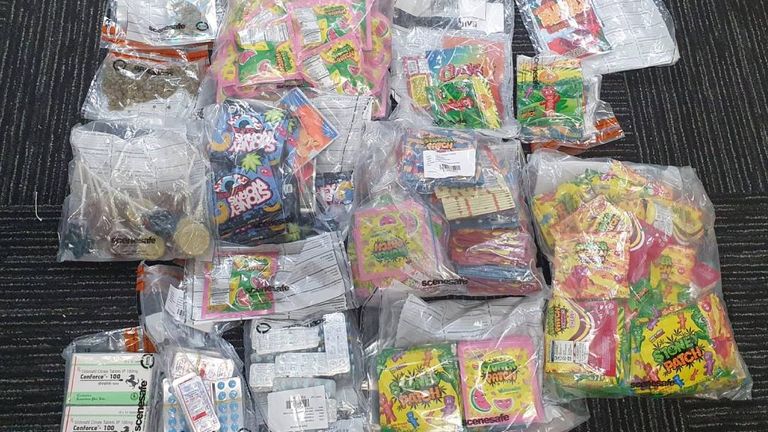 Huge haul of ‘incredibly dangerous’ cannabis sweets seized by police