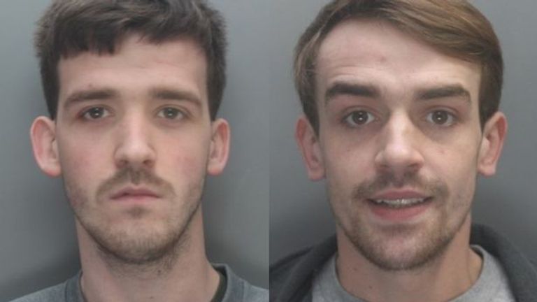 Callum (left) and Jake Burrows. Pic: Merseyside Police