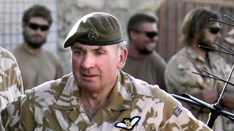 Lord Dannatt in Afghanistan in 2007