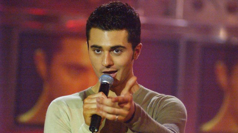 &#39;Pop Idol&#39; - Darius Danesh in 2002. Pic: Fremantle Media/Shutterstock