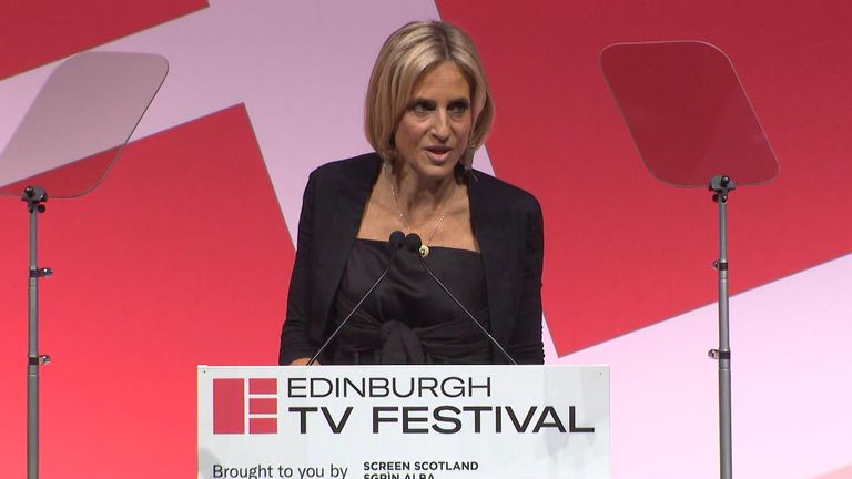 Emily Maitlis refers to &#39;Tory cronyism at heart of the BBC&#39; in Edinburgh TV Festival lecture