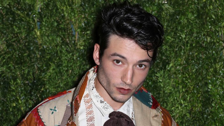  Actor Ezra Miller arrested in Honolulu, Hawaii on charges of disorderly conduct and harassment. - File Photo by: zz/John Nacion/STAR MAX/IPx 2018 11/5/18 Ezra Miller at the CFDA/Vogue Fashion Fund 15th Anniversary Gala held on November 5, 2018 in Brooklyn, New York City. (NYC)
PIC:AP