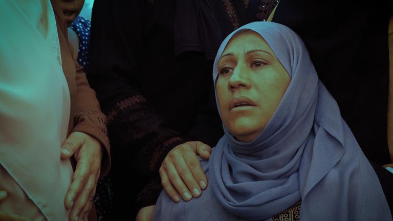 Ibrahim Abu Salah&#39;s wife Lobne said he was not interested in the conflict