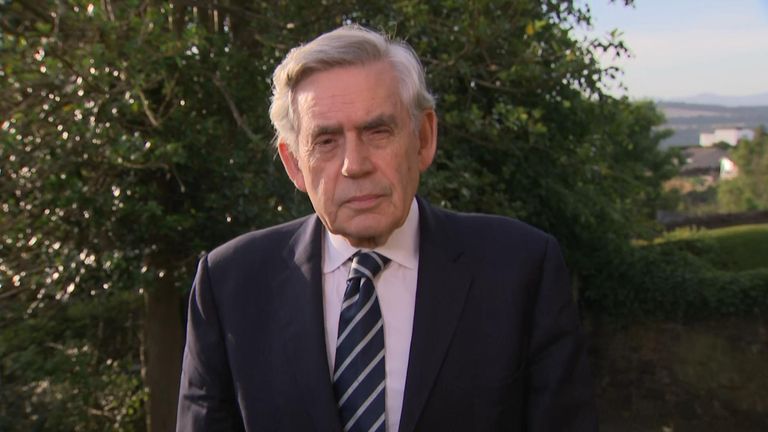 L'ancien premier ministre Gordon Brown