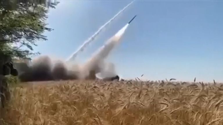 HIMARS rockets in Ukraine 