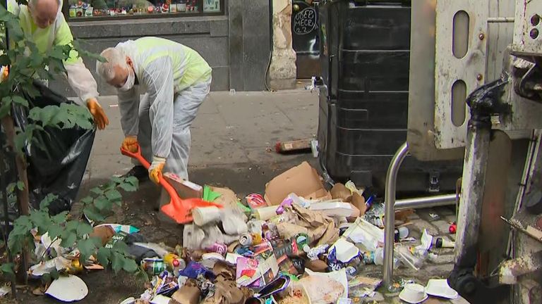 Garbage collection continues in Edinburgh after 12 days of industrial action