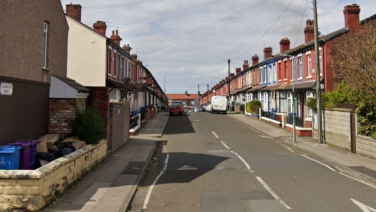 A Google Street View image of Leinster Road, Old Swan, Liverpool