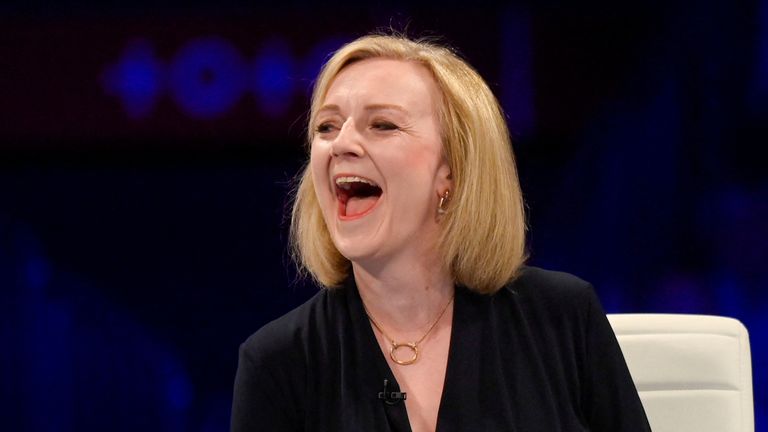 Liz Truss during a hustings event in Cheltenham