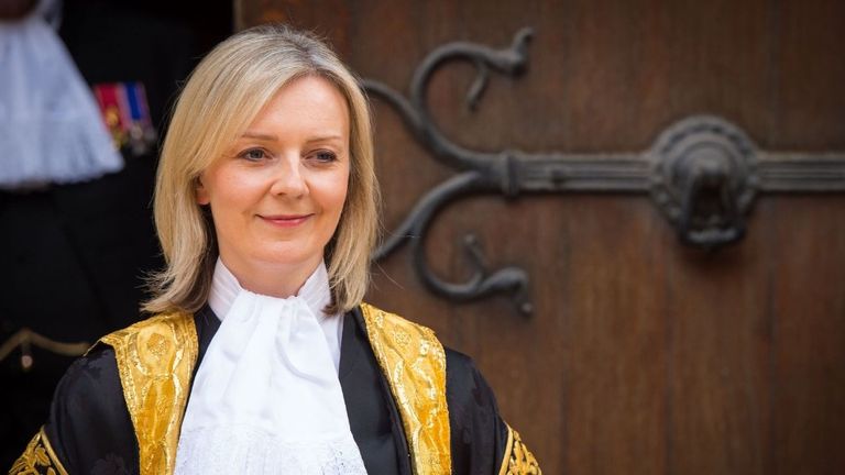 Liz truss became Britain&#39;s first woman Lord Chancellor under Theresa May