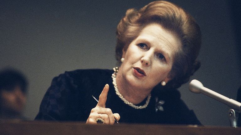 Margaret Thatcher&#39;s governments began a process of privatisation. Pic: AP
