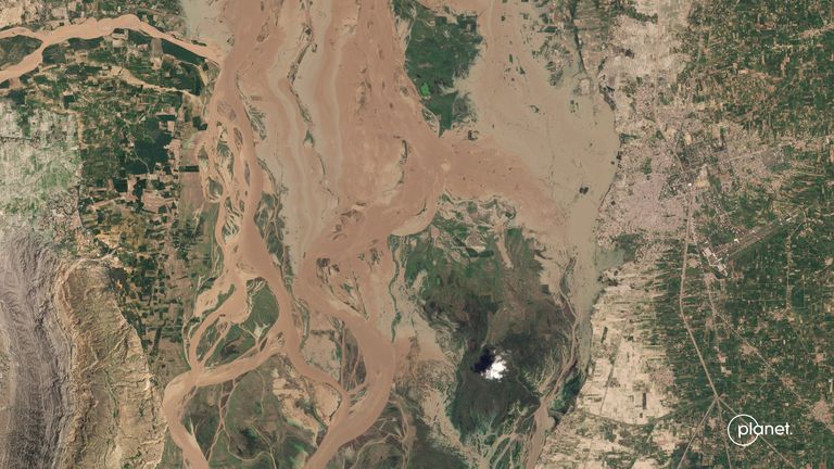 Mianwali in Pakistan (after). Pic: Planet satellite imagery