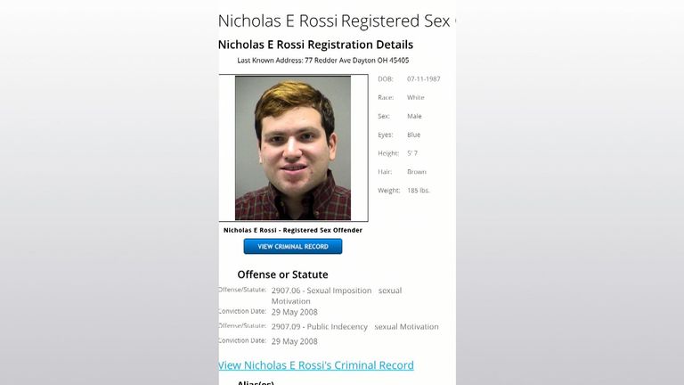 Michelle Minnaar discovered Nicholas Rossi is a registered sex offender 