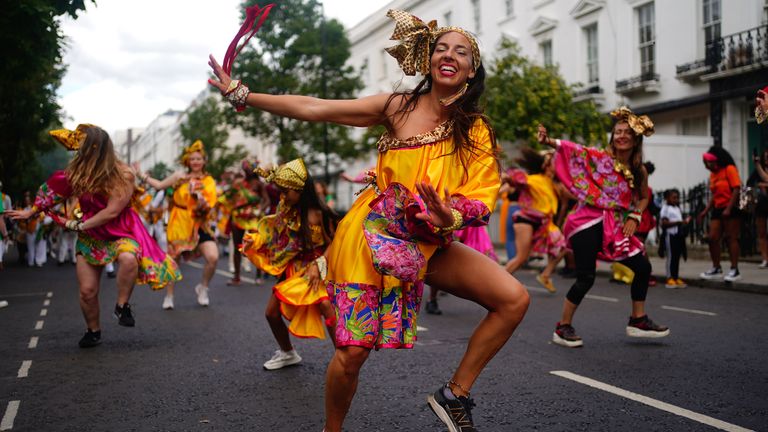 ‘Immaculate vibes’ as Notting Hill Carnival returns after two-year absence