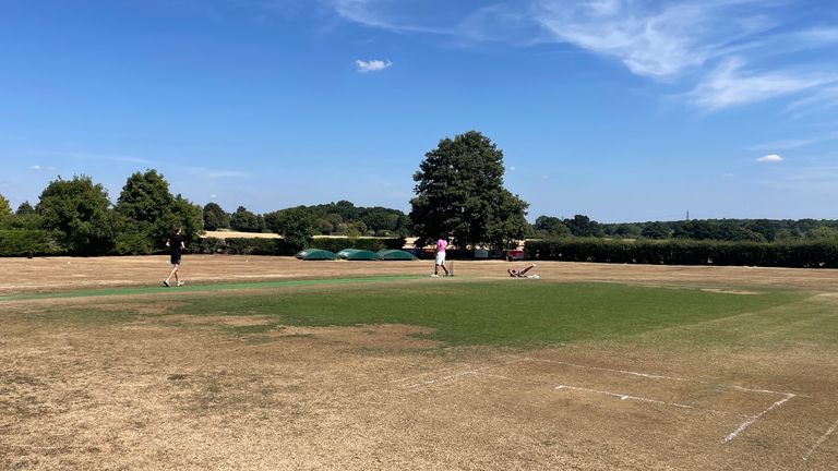 They currently spend anywhere up to five hours watering their pitch everyday, if they don&#39;t, it&#39;s just not safe for play to go ahead