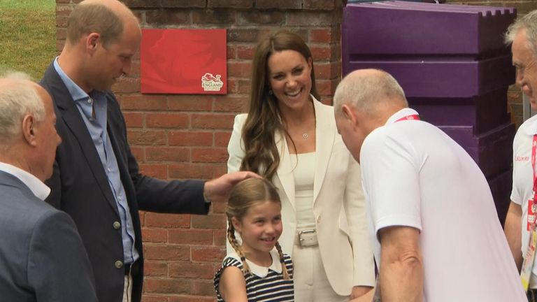 Princess Charlotte joined her parents the Duke and Duchess of Cambridge on a visit to a programme that supports young athletes