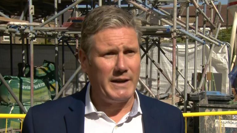 Sir Keir Starmer says the UK has a 'zombie government'