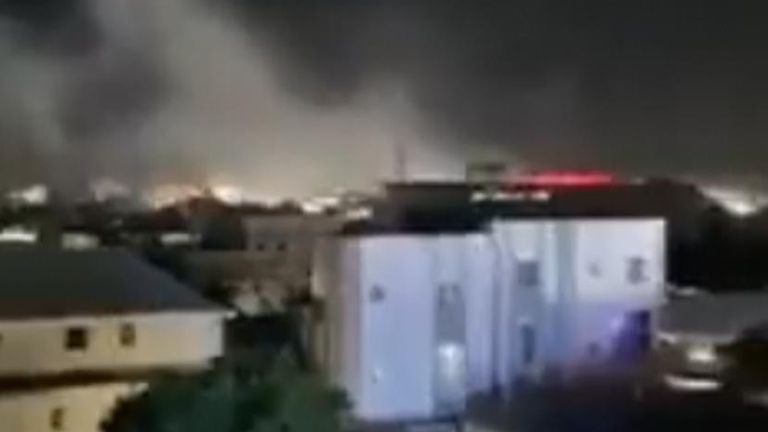 An attack on the Hayat Hotel in Mogadishu