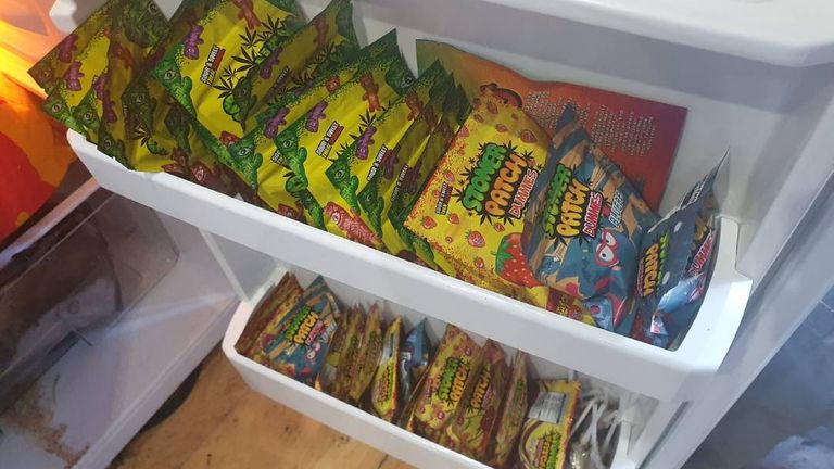 Warning over dangers of &#39;cannabis sweets&#39; as huge haul seized in St Leonards and Bexhill
Credit: Sussex Police