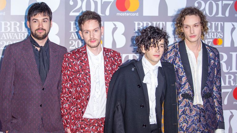 Matt Healy fronts The 1975, who have their fifth album out later this year