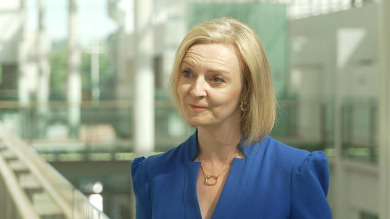 Tory leadership candidate Liz Truss says "I will do all I can" to make sure energy is affordable and we get through this winter.