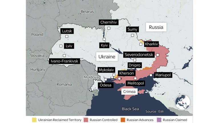 Harta Ucrainei 