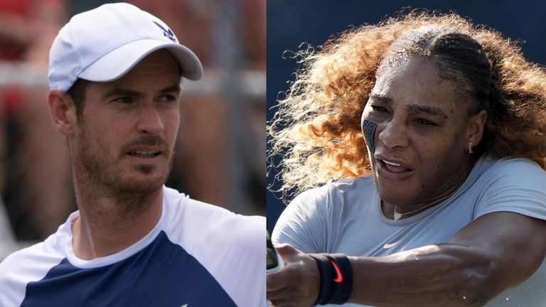 Andy Murray and Serena Williams at the US Open