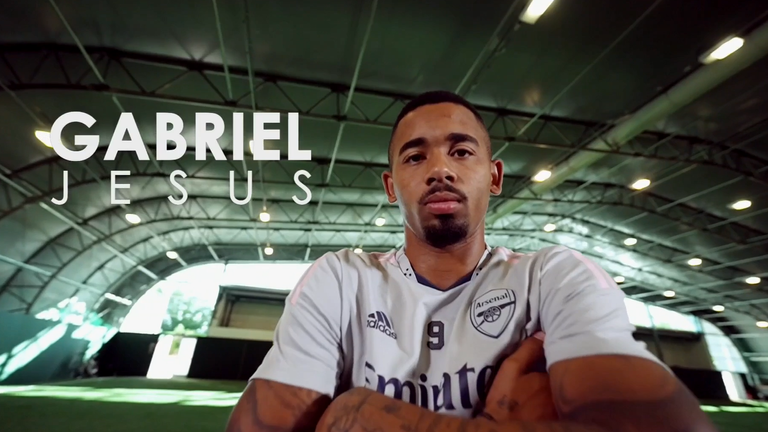 Gabriel Jesus Reveals All On Life At Arsenal My First Position Is No 9 Video Watch Tv Show Sky Sports