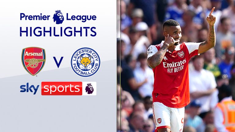 Måltid kassette Ubevæbnet Arsenal 4-2 Leicester | Premier League highlights | Video | Watch TV Show |  Sky Sports