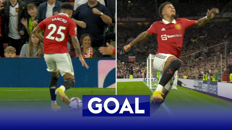 Manchester United vs Liverpool: Jadon Sancho gives Man Utd the lead | Video | Watch TV Show