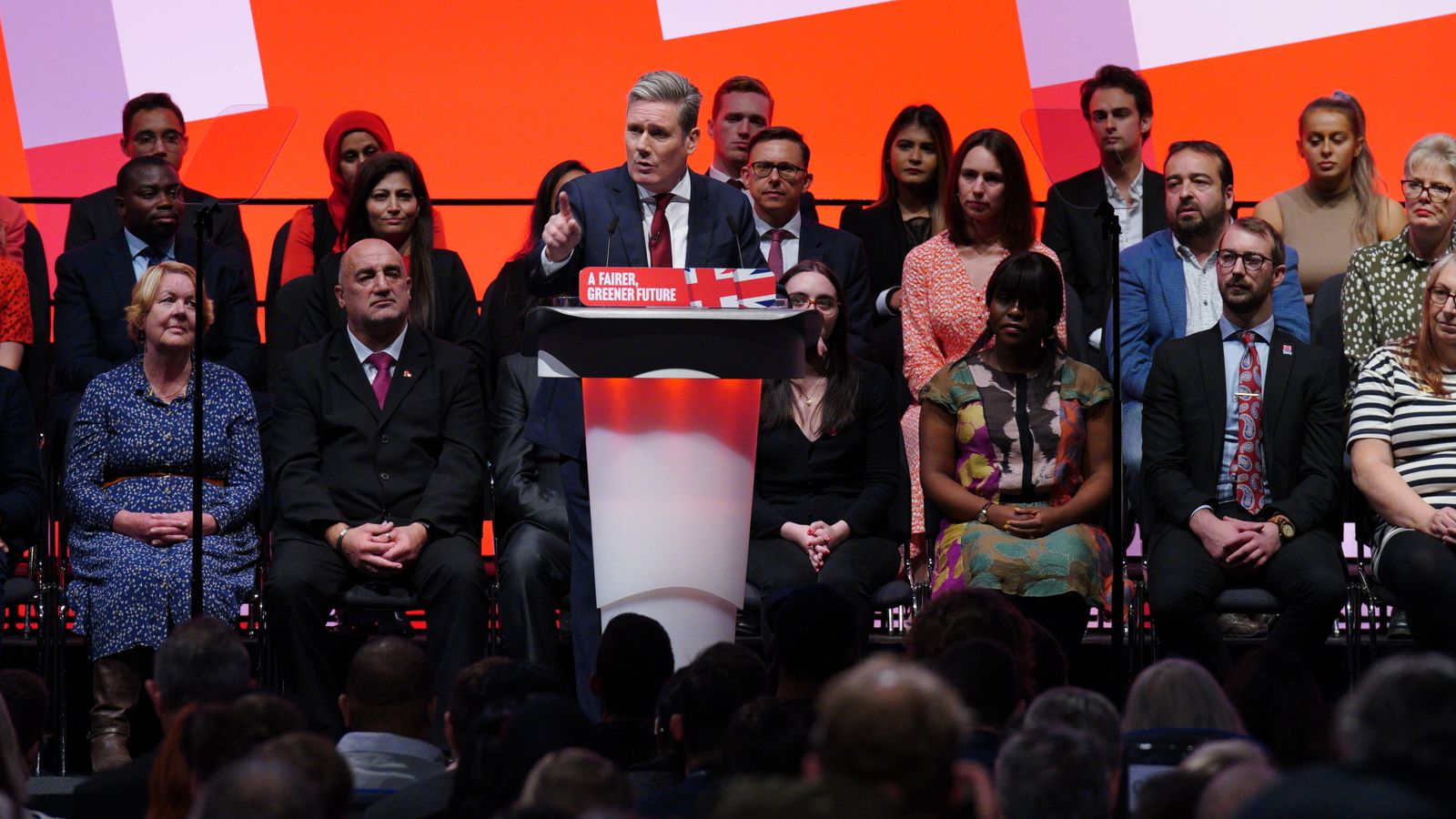 Keir Starmer used his party conference speech to sharpen his message and go heavy on patriotism in a pitch to 'hero voters'