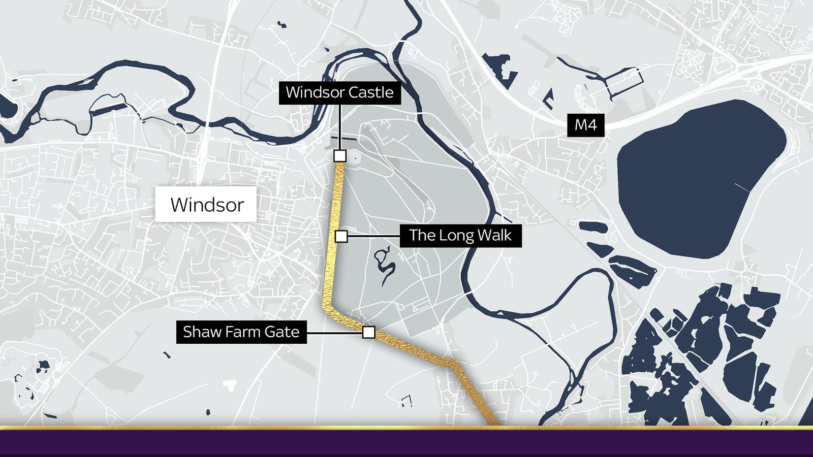 London to Windsor route revealed where thousands can see Queen's coffin