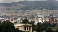 The Greek capital of Athens