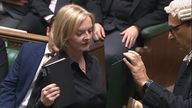 Liz Truss takes an oath of allegiance to the new King Charles III